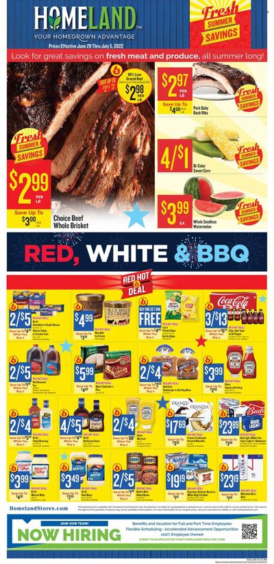 Homeland (OK, TX) Weekly Ad Flyer June 29 to July 6