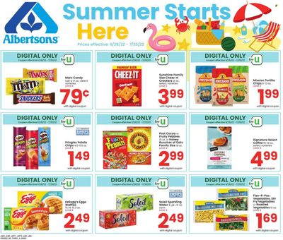 Albertsons (CA, ID, LA, MT, OR, TX, WA) Weekly Ad Flyer June 29 to July 6 Albertsons (CA, ID, LA, MT, OR, TX, WA) Weekly Ad Flyer June 29 to July 6