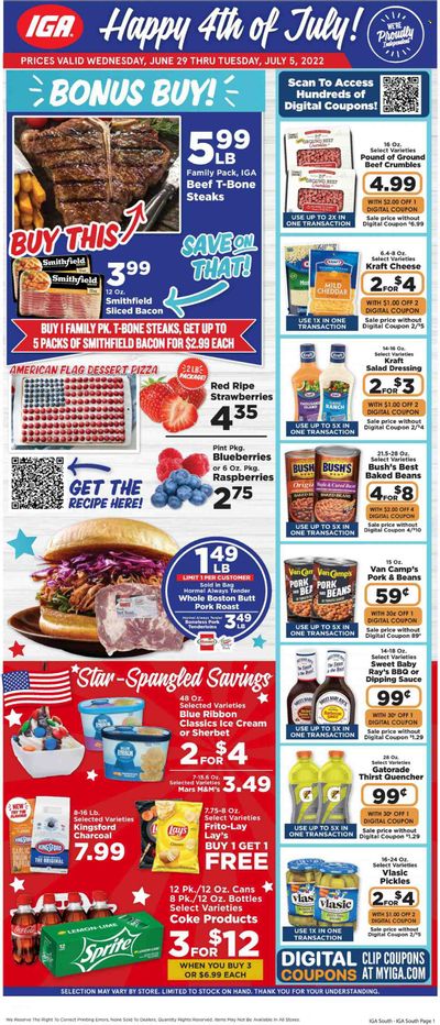 IGA Weekly Ad Flyer June 29 to July 6