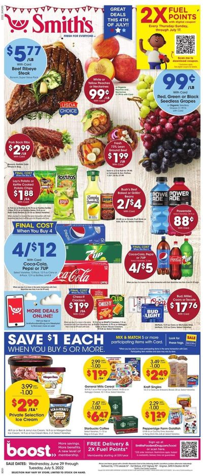 Smith's (AZ, ID, MT, NM, NV, UT, WY) Weekly Ad Flyer June 29 to July 6