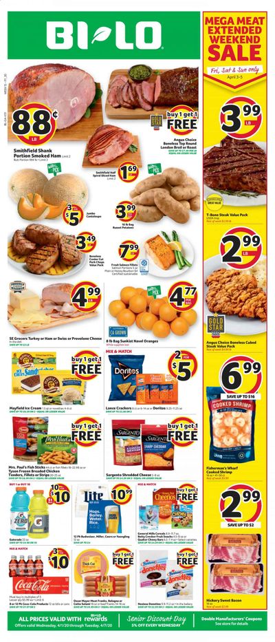 BI-LO Weekly Ad & Flyer April 1 to 7