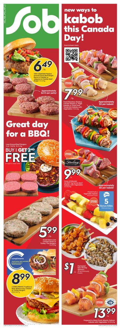 Sobeys (Atlantic) Flyer June 30 to July 6