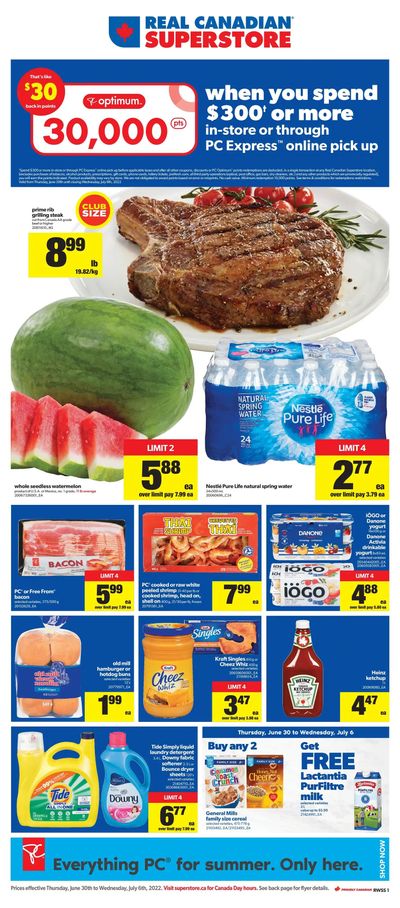 Real Canadian Superstore (West) Flyer June 30 to July 6
