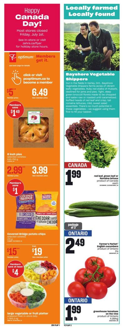 Zehrs Flyer June 30 to July 6