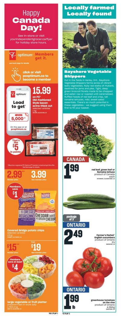 Independent Grocer (ON) Flyer June 30 to July 6