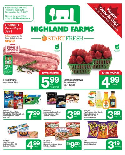 Highland Farms Flyer June 30 to July 6