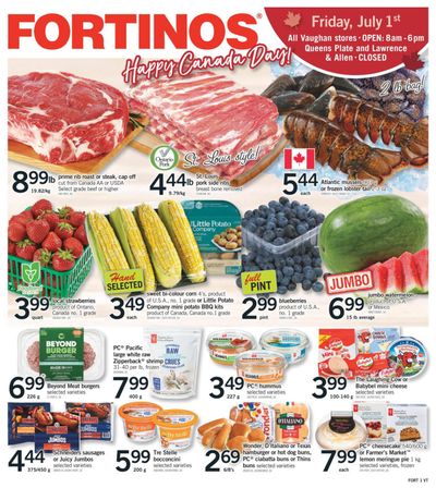 Fortinos Flyer June 30 to July 6