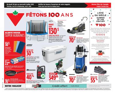 Canadian Tire (QC) Flyer June 30 to July 6