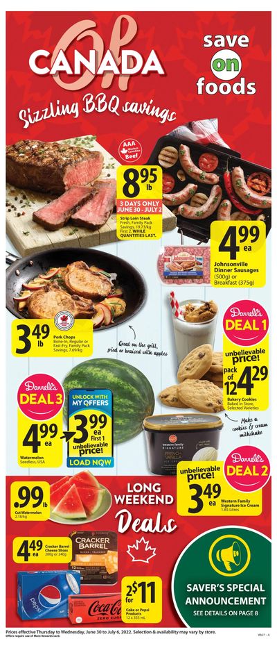 Save on Foods (BC) Flyer June 30 to July 6