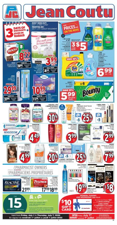 Jean Coutu (ON) Flyer July 1 to 7