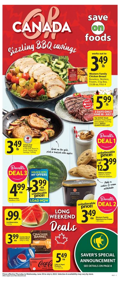Save on Foods (SK) Flyer June 30 to July 6