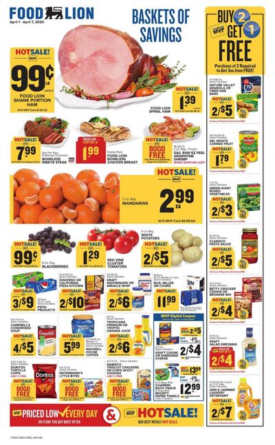 Food Lion Weekly Ad & Flyer April 1 to 7