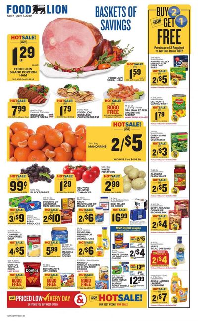 Food Lion Weekly Ad & Flyer April 1 to 7