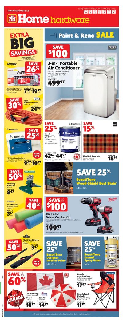 Home Hardware (BC) Flyer June 30 to July 6