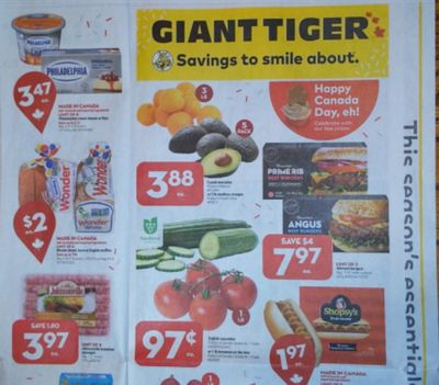 Giant Tiger Canada Flyer Deals June 29th – July 5th
