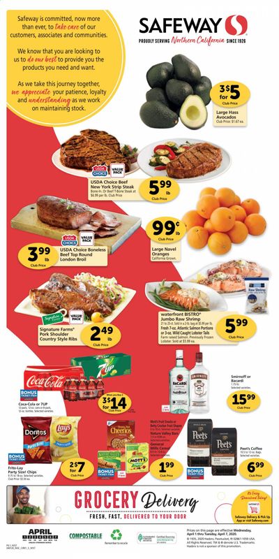 Safeway Weekly Ad & Flyer April 1 to 7