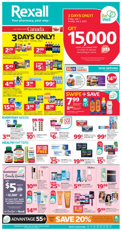Rexall (ON) Flyer July 1 to 7