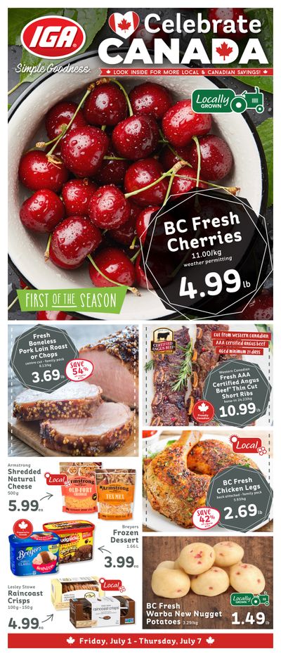 IGA Stores of BC Flyer July 1 to 7