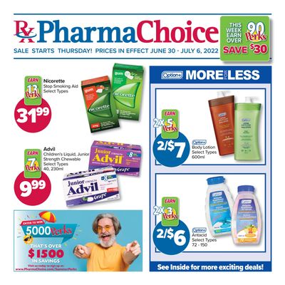 PharmaChoice (BC, AB, SK & MB) Flyer June 30 to July 6
