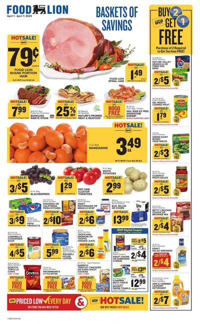 Food Lion Weekly Ad & Flyer April 1 to 7