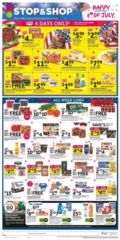 Stop & Shop (NY) Weekly Ad Flyer June 30 to July 7