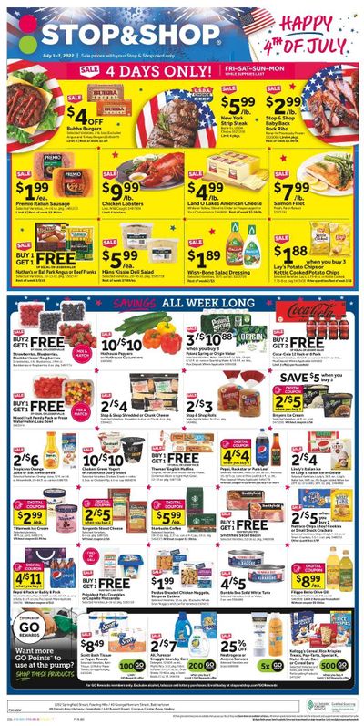 Stop & Shop (MA) Weekly Ad Flyer June 30 to July 7