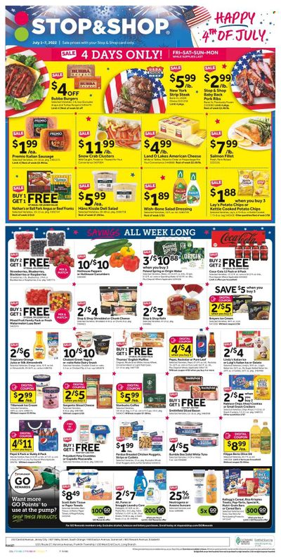 Stop & Shop (NJ) Weekly Ad Flyer June 30 to July 7