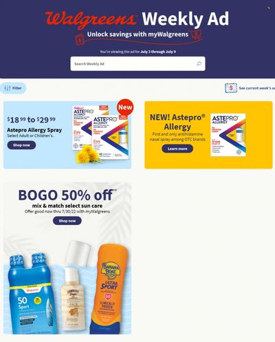 Walgreens Weekly Ad Flyer June 30 to July 7