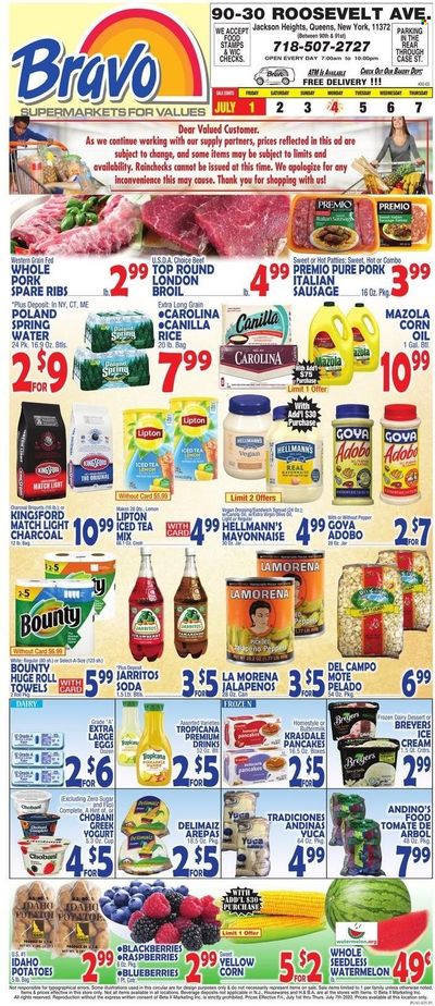 Bravo Supermarkets (CT, FL, MA, NJ, NY, PA) Weekly Ad Flyer June 30 to July 7