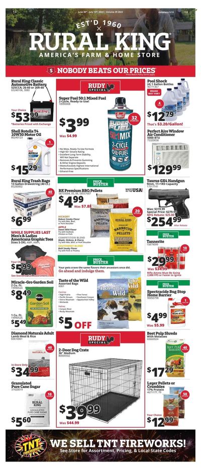 Rural King Weekly Ad Flyer June 30 to July 7
