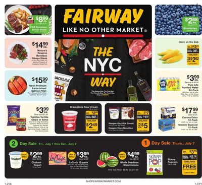 Fairway Market (CT, NJ, NY) Weekly Ad Flyer June 30 to July 7