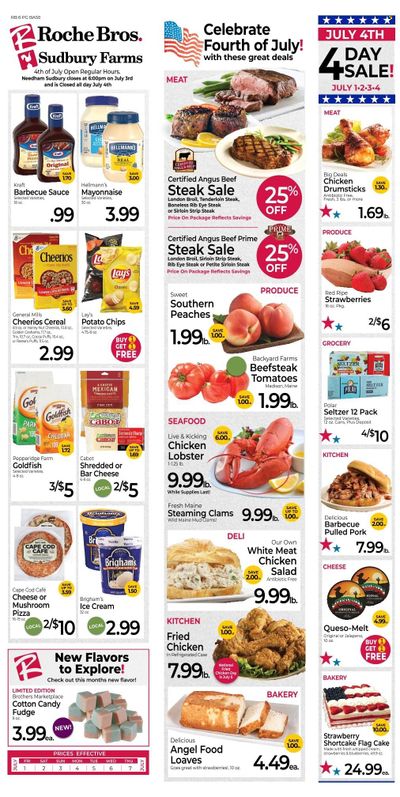 Roche Bros. (MA) Weekly Ad Flyer June 30 to July 7
