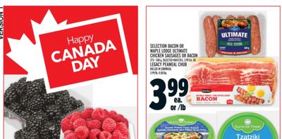 Metro Ontario: Maple Lodge Ultimate Chicken Sausage Or Bacon $1.99 After Coupon This Week