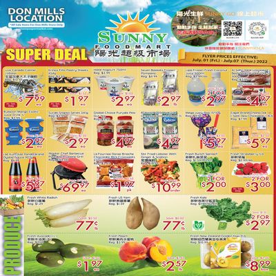 Sunny Foodmart (Don Mills) Flyer July 1 to 7