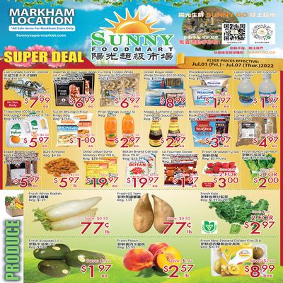 Sunny Foodmart (Markham) Flyer July 1 to 7