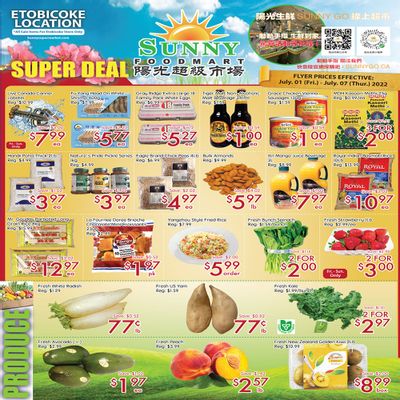 Sunny Foodmart (Etobicoke) Flyer July 1 to 7