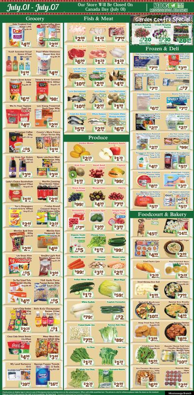 Nations Fresh Foods (Mississauga) Flyer July 1 to 7