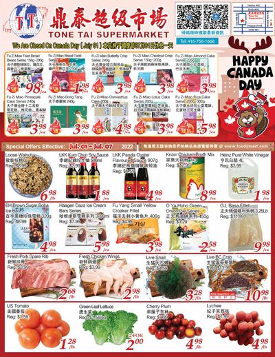 Tone Tai Supermarket Flyer July 1 to 7