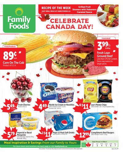 Family Foods Flyer July 1 to 7