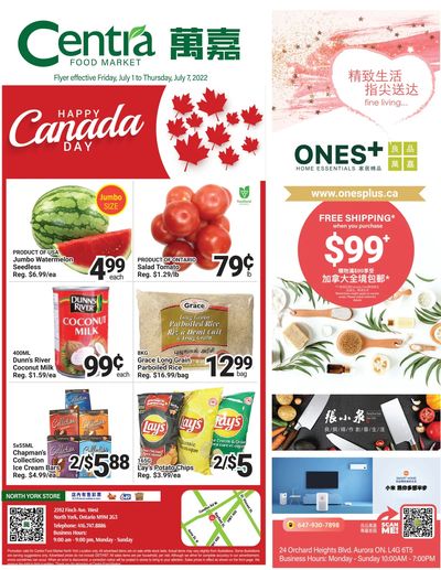 Centra Foods (North York) Flyer July 1 to 7