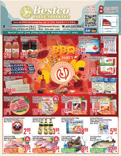BestCo Food Mart (Scarborough) Flyer July 1 to 7