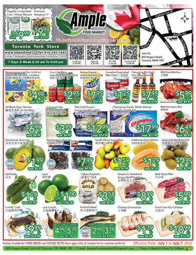 Ample Food Market (North York) Flyer July 1 to 7