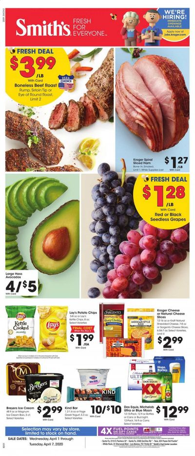 Smith's Weekly Ad & Flyer April 1 to 7