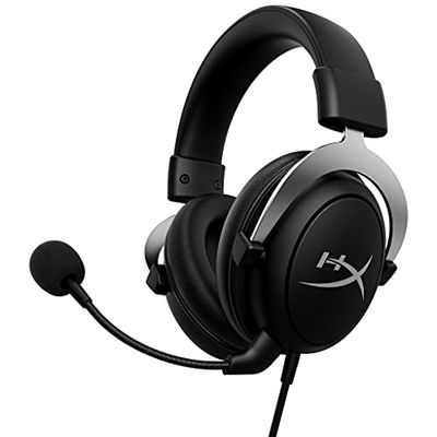 HyperX CloudX – Official Xbox Licensed Gaming Headset, Compatible with Xbox One and Xbox Series X|S, Memory Foam Ear Cushions, Detachable Noise-Cancelling Mic, in-line Audio Controls, Silver, Standard $54.99 (Reg $74.03)