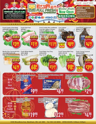 Full Fresh Supermarket Flyer July 2 to 7