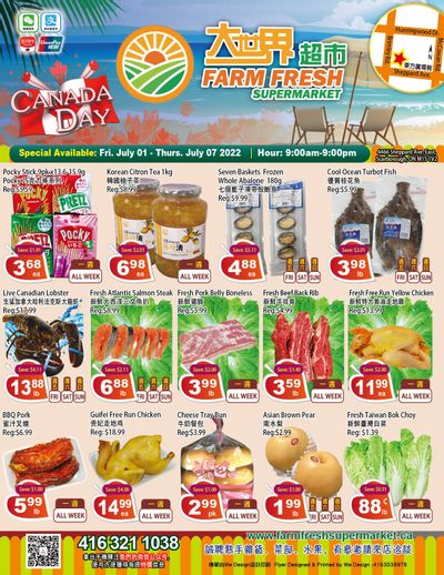 Farm Fresh Supermarket Flyer July 1 to 7