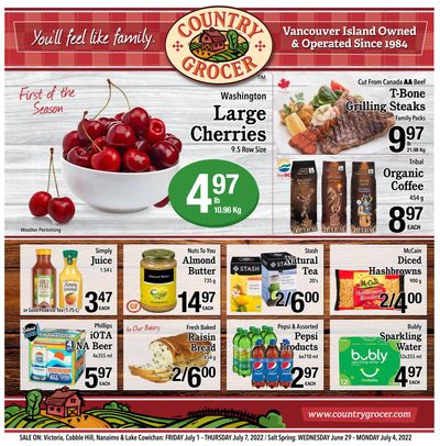 Country Grocer Flyer July 1 to 7