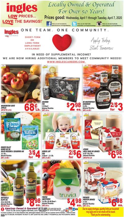 Ingles Weekly Ad & Flyer April 1 to 7