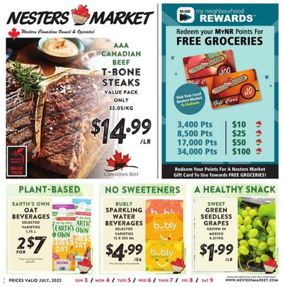 Nesters Market Flyer July 3 to 9