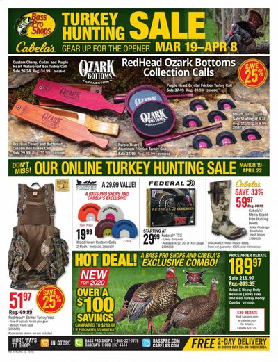 Cabela's Weekly Ad & Flyer March 19 to April 8